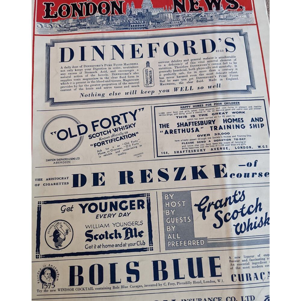 Vintage Illustrated London News Magazine Issue History October 12 1935 - Picture 15 of 16